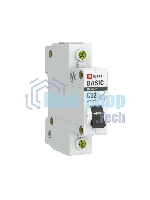Выключатель автоматический EKF mcb4729-1-32C 1P 32А (C) 4,5кА ВА 47-29 EKF Basic
