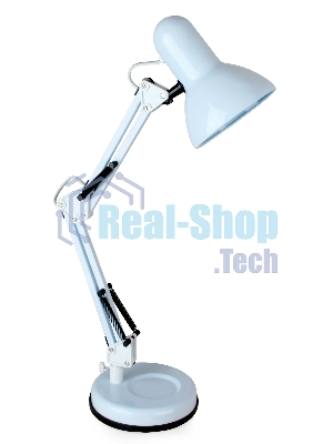 Светильник настольный Camelion KD-313 C01 белый 230V 60W, E27 13639