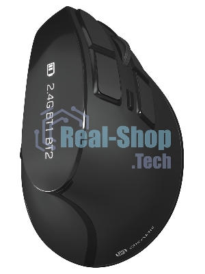 Мышь беспроводная Oklick 990MW черный, 2400 dpi, радиоканал, Bluetooth, USB, кнопки - 9