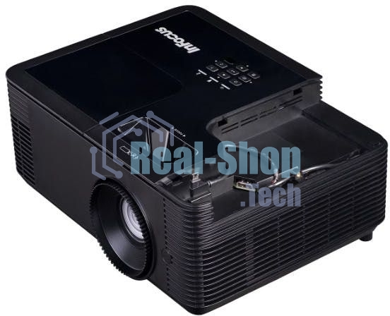 Проектор INFOCUS IN2134 DLP, 4500 ANSI Lm, XGA(1024х768), 28500:1, 1.48-1.93:1, 3.5мм in, Composite video, VGAin, HDMI 1.4aх3 (поддержка 3D), USB-A (для SimpleShare и др.),лампа 15000ч.(ECO mode), 3.5мм out, Monitor out(VGA),RS232,RJ45,21дБ, 4,5 кг