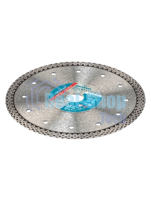 Диск алмазный ф180х22,2мм, тонкий, сплошной (Jaguar), мокрое резание Gross