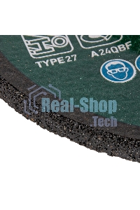 Круг шлифовальный по металлу Сибртех, 125 х 6,0 х 22,2 мм, 9 WA+75 A+16 B