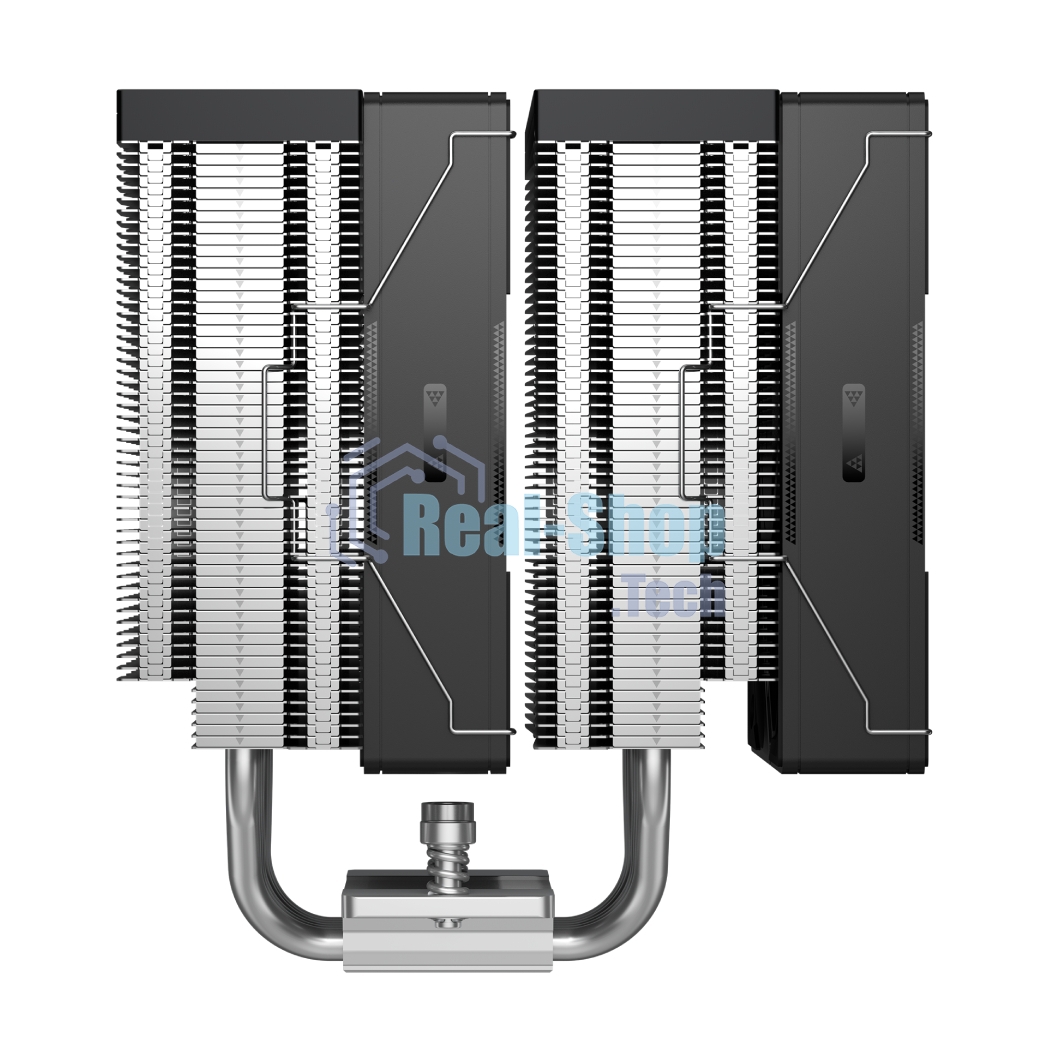 Кулер для процессора PCCooler RZ620 BK (260W, 4-pin PWM, 157.5мм, Al/Cu, 6x6мм, 1x120мм, 86.73CFM, 32dBA, 2200RPM, S: 1851/1700/1200/115X, AM5/AM4, черный)