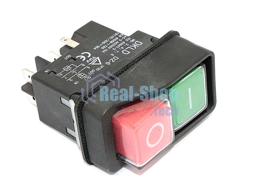 Выключатель для бетономешалки/плиткореза, 5 контактный (G1067-1) 301108