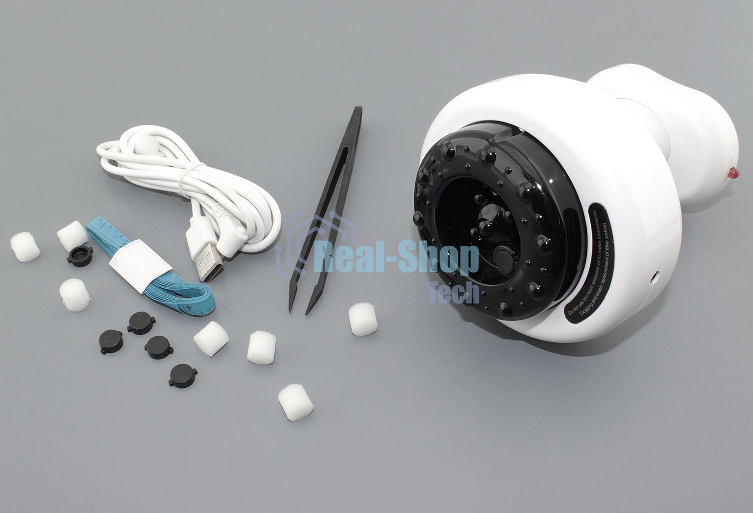 Массажер антицеллюлитный для тела вакуумный L199 белый