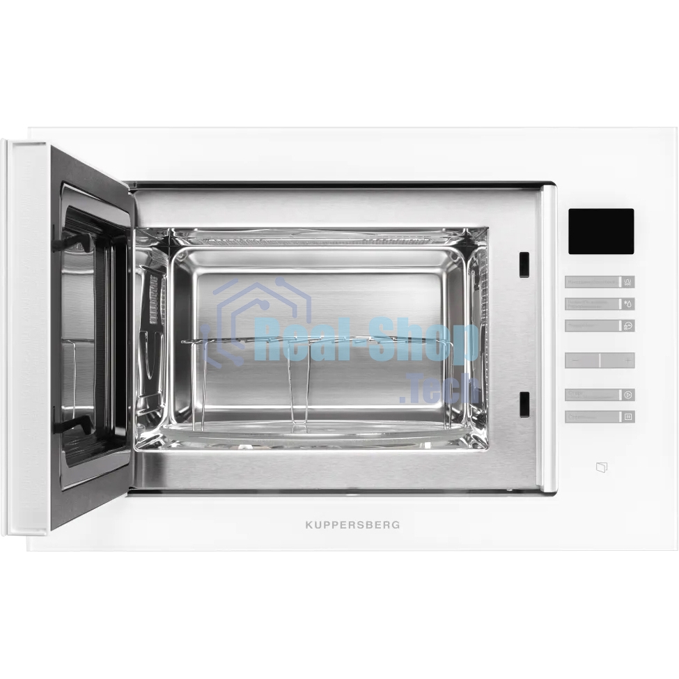 Встраиваемая микроволновая печь Kuppersberg HMW 645 W25 л, High-Tech, 900 Вт, белый