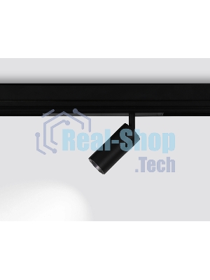 Управляемый светодиодный светильник для шинопровода Magnetic Ambrella light GL1212 BK черный IP20 12W 3000K-6400K 220V 36° D45*100 (Без ПДУ)