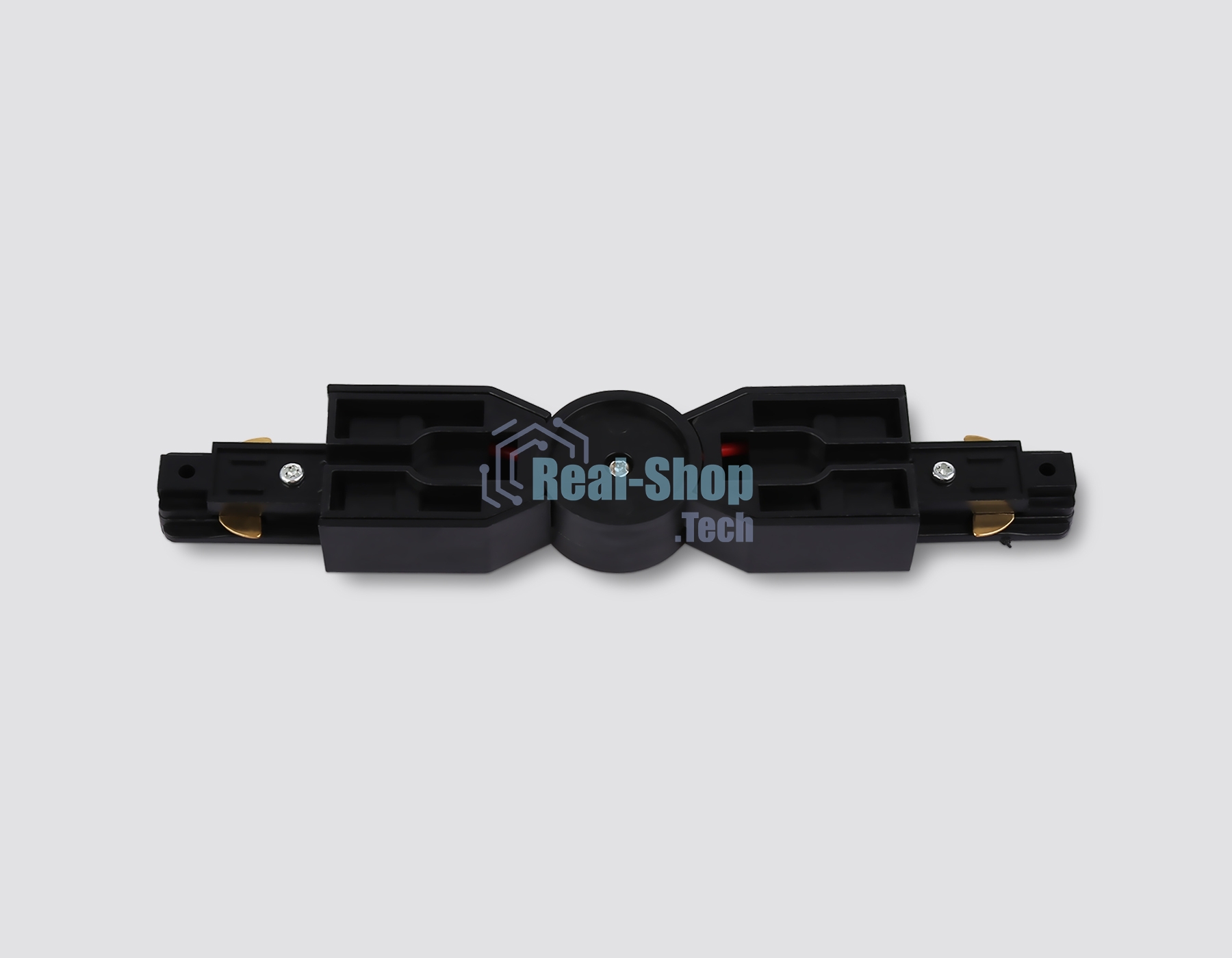 GL7180 BK черный матовый коннектор поворотный шарнирный для однофазного шинопровода Standard 220V NEW 285*35*20