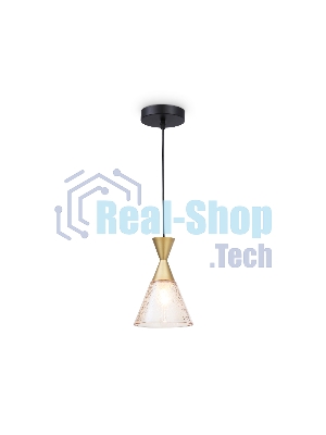 Светильник Ambrella light TR3173 BK/GD черный/золото E27 max 60W D155*1000