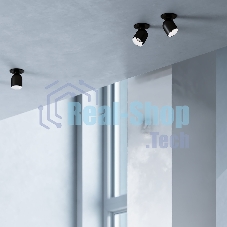 25093/LED / светильник встраиваемый светодиодный / черный