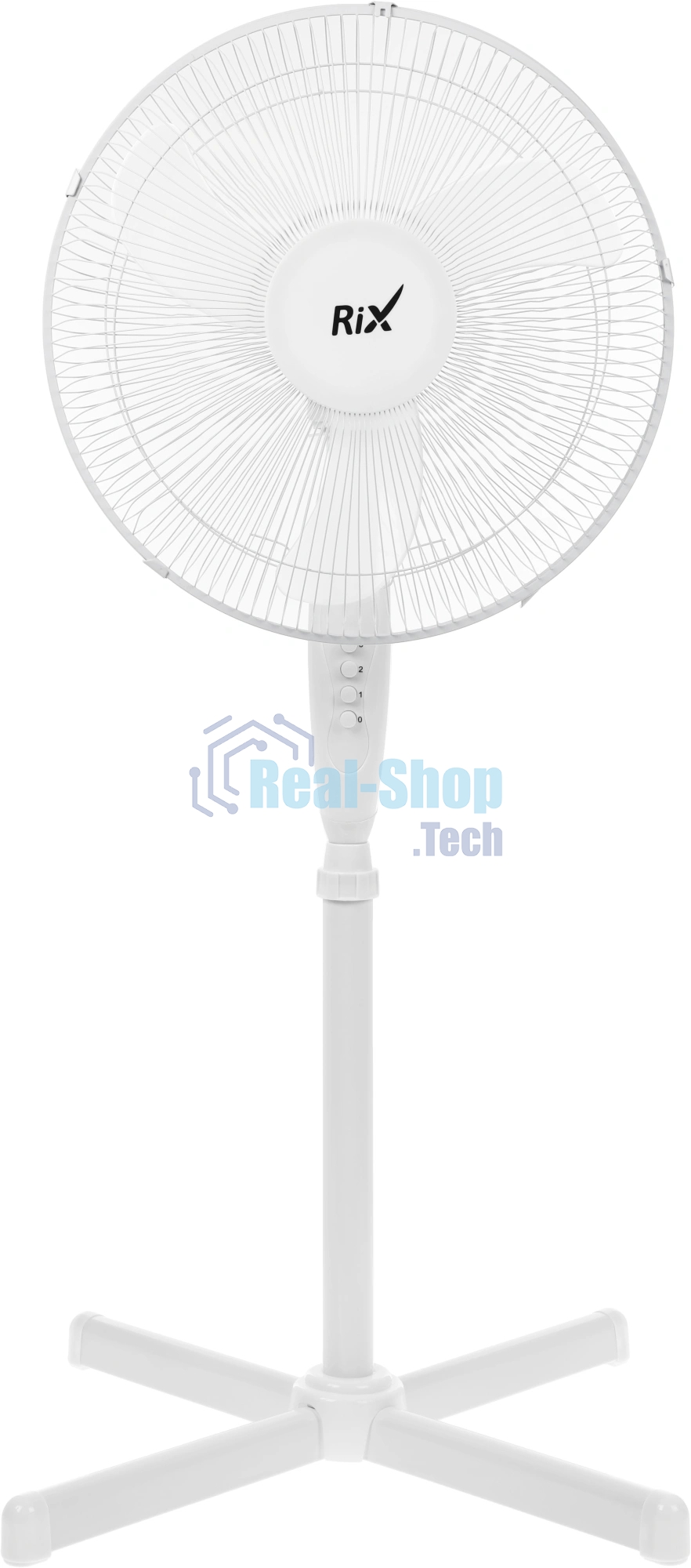 Вентилятор Rix RSF-4000W чёрный, напольный, 45 Вт, 3 скорости, 40 см