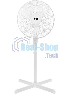 Вентилятор Rix RSF-4000W чёрный, напольный, 45 Вт, 3 скорости, 40 см