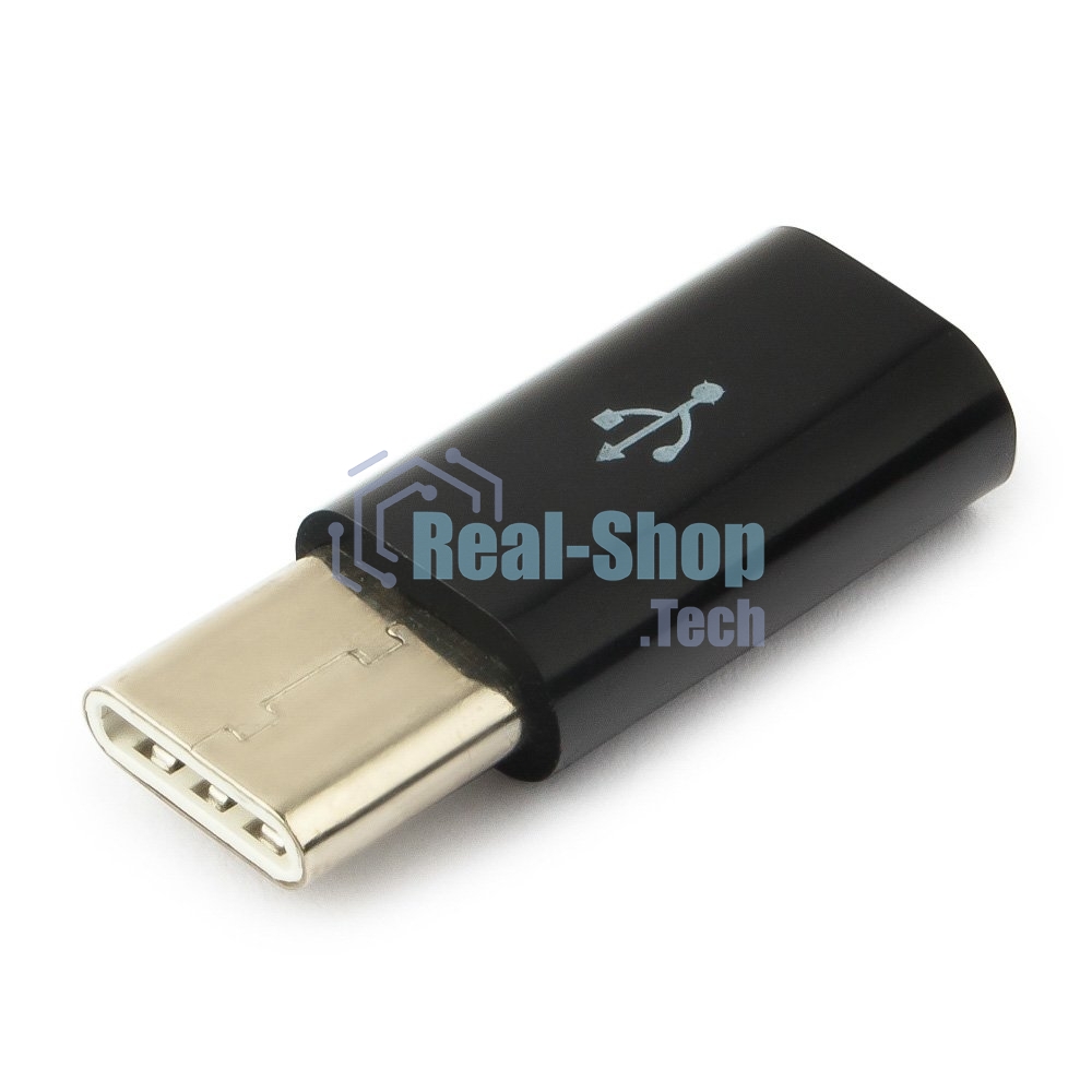 Переходник Cablexpert Переходник USB, USB Type-C/USB MicroB (F), пакет (A-USB2-CMmF-01)