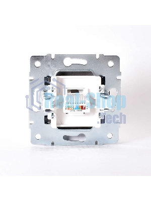 Механизм розетки компьютерн. 1-м СП KARINA RJ45 черный бархат LEZARD 707-4288-139