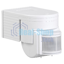 Датчик движения Iek LDD10-012-1100-001ДД 012 белый, макс. нагрузка 1100Вт, угол обзора 180град., дальность 12м, IP44, ИЭК