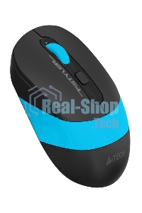 Мышь беспроводная A4Tech Fstyler FG10S черный/синий, 2000 dpi, радиоканал, USB, кнопки - 4