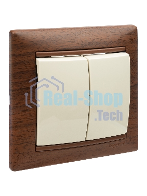 Выключатель Legrand 774305 Valena двухклавишный 10 AX(слоновая кость)