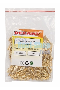 Клемма плоская Rexant гнездо 5,6 мм 1-1.5 мм² (РП-м 1.5-(4.8))