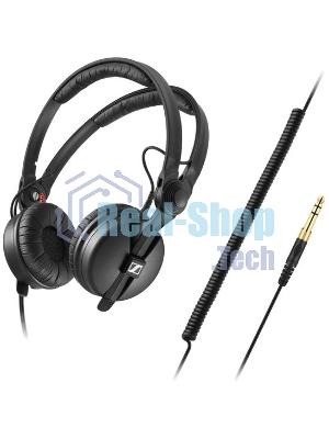 Проводные наушники Sennheiser HD 25 PLUS черный, накладные, Jack 3.5 мм