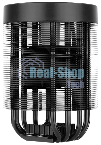 Кулер для процессора AeroCool / Formula Mirage 5 черный, 60 мм, алюминий/медь, 3000 об/мин, 30 дБ, 4 pin, 150 Вт, 145 мм