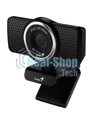 Веб-камера Genius eCam 8000 1920x1080, 30 кадр/с, USB Type-A, микрофон (шумоподавление), универсальное крепление