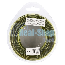 Леска для триммера Denzel двухкомпонентная квадратная, 2,0 мм х 15 м, блистер SkyCutter