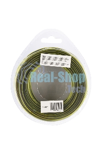Леска для триммера Denzel двухкомпонентная квадратная, 2,0 мм х 15 м, блистер SkyCutter