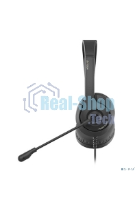 Гарнитура проводная с микрофоном A4Tech Fstyler FH100U черный