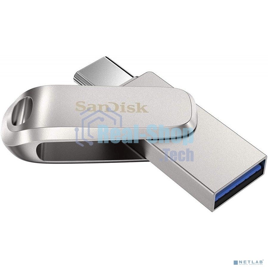 Флешка USB 64Gb SanDisk Ultra Dual Luxe, USB 3.1 - USB Type-C