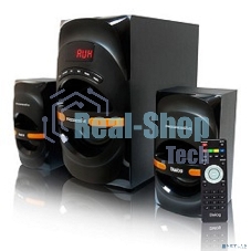 Акустическая система Dialog Progressive AP-210B BLACK 2.1, 30W+2*15W RMS, Bluetooth, USB+SD reader