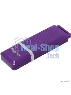 Флешка USB Smartbuy Quartz violet (SB4GbQZ-V), 4Gb, USB 2.0, R/W 20/10, фиолетовый