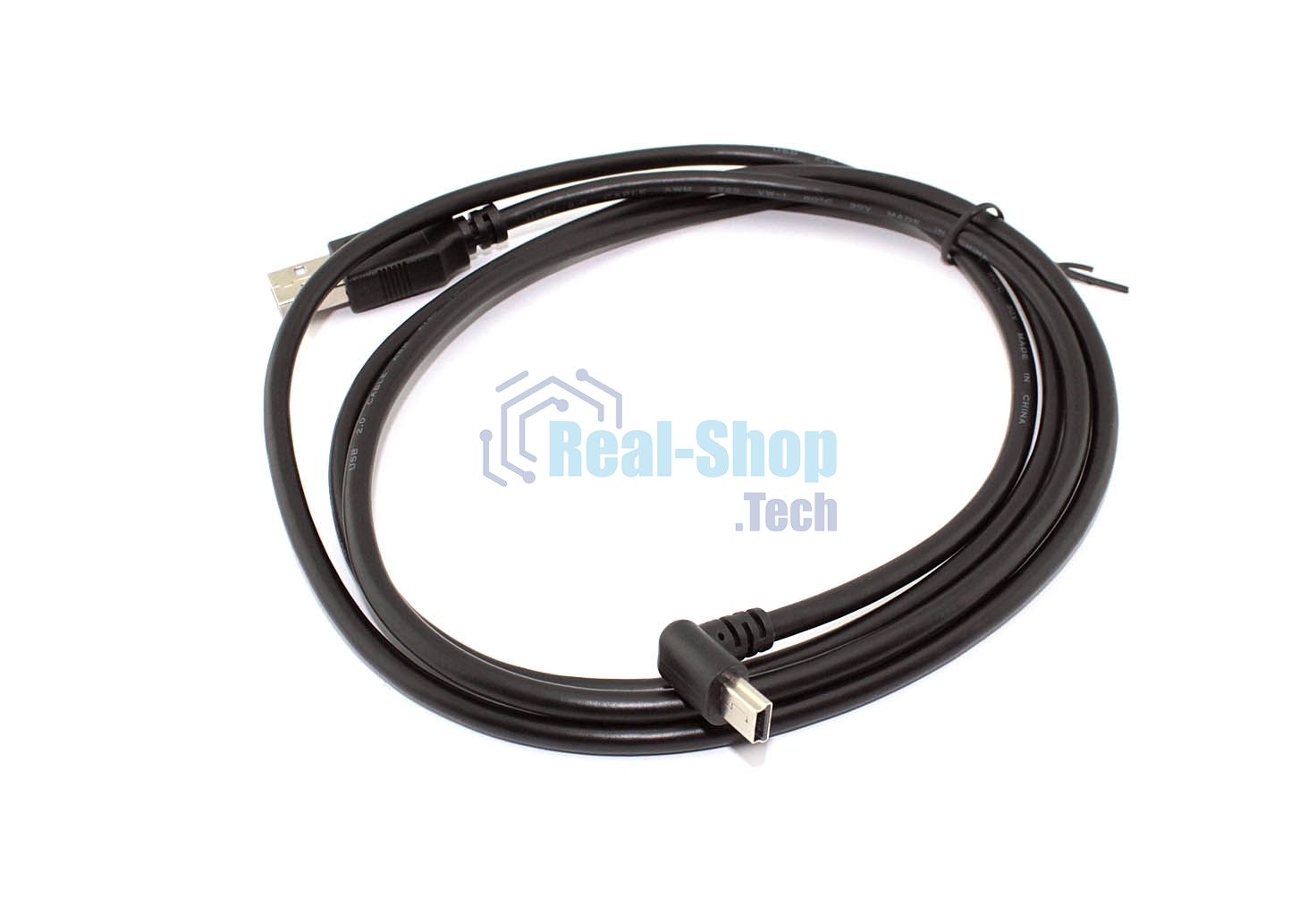 Кабель USB Type A на Mini USB угол вверх 1,5 м