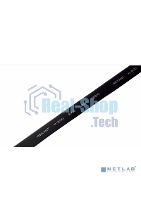 Термоусаживаемая трубка Rexant 7,0/3,5 мм, черная, упаковка 50 шт. по 1 м