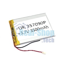 Аккумулятор Li-Pol (батарея) 3.5x70x90мм 2pin 3.7V/3500mAh Аккумулятор Li-Pol (батарея) 3.5x70x90мм 2pin 3.7V/3500mAh