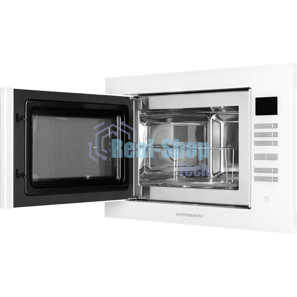 Встраиваемая микроволновая печь Kuppersberg HMW 645 W25 л, High-Tech, 900 Вт, белый