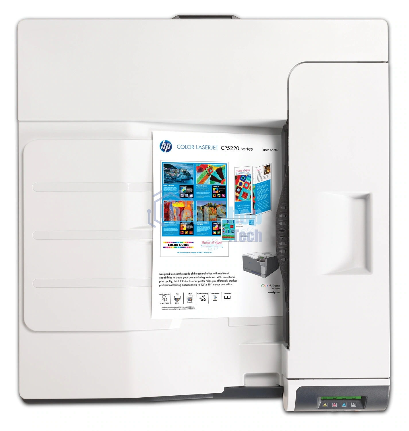 Принтер лазерный HP Color LaserJet CP5225dn (CE712A), A3, цветной, печ. до 20 стр/мин., 600 x 600 dpi, USB, RJ-45