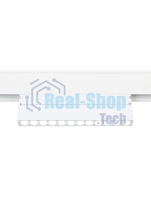 Светильник трековый светодиодный GL4044 WH белый IP20 12W 4200K 48V 24° 223*22*105
