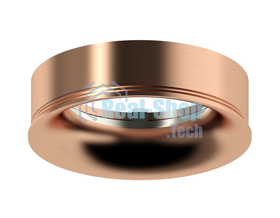 Насадка для корпуса светильника N7015 PPG золото розовое полированное D70*H20mm Out2mm MR16