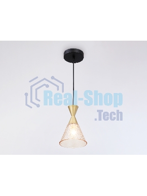Светильник Ambrella light TR3173 BK/GD черный/золото E27 max 60W D155*1000