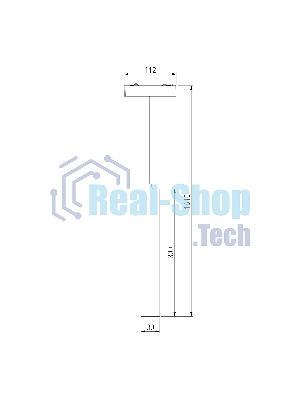 Трековый светильник Flat Magnetic 6W 4000K Alliet (чёрный) 85097/01