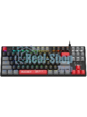 Клавиатура A4Tech S310N механическая черный/красный USB Multimedia for gamer LED кабель 1.8м