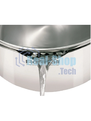 Кастрюля Rondell RDS-023 с\кр 18 см, (2,3л) Flamme (нерж.сталь 18/10,ручки из нерж.стали со вставкой силикон)