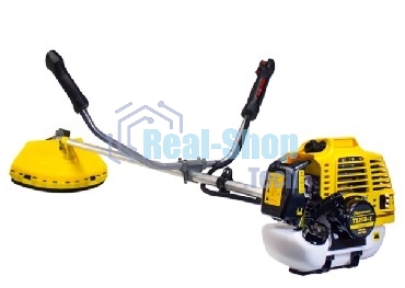 Триммер Champion T523S-2 Мощность двигателя 1.4/1.9 кВт/л.с, Вес без режущей насадки 8 кг, Объем двигателя 51,7 см3, Объем топливного бака 950 мл, Максимальный расход топлива 610 г/кВт•ч/мл/ч, Тип рукоятки U-образная, штанга прямая Неразъемная, Длина штан