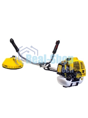 Триммер Champion T523S-2 Мощность двигателя 1.4/1.9 кВт/л.с, Вес без режущей насадки 8 кг, Объем двигателя 51,7 см3, Объем топливного бака 950 мл, Максимальный расход топлива 610 г/кВт•ч/мл/ч, Тип рукоятки U-образная, штанга прямая Неразъемная, Длина штан