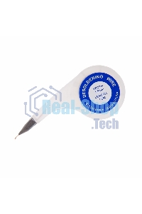 Оплетка для удаления припоя Rexant, медная, 1.0 мм x 1.5 м, диспенсер