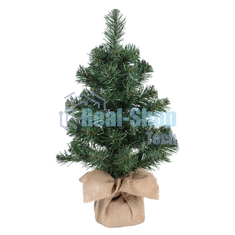 Елочка Neon-night 45 см в плетеном мешочке, ПВХ