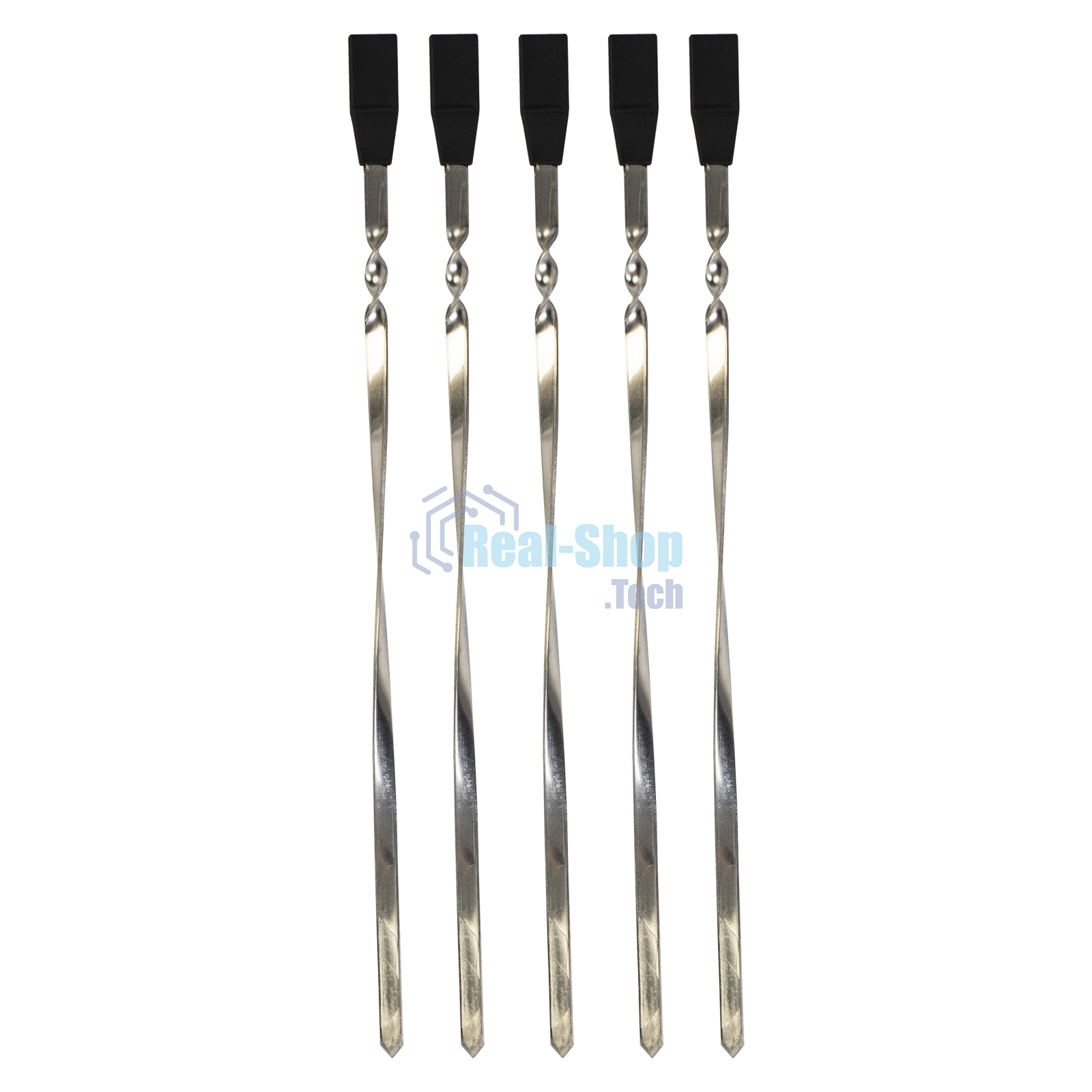 Шашлычница электрическая Galaxy Line GL 2610, серый, 1000 Вт, 5 шампуров из высококачественной нержавеющей стали, автоматическое вращение шампуров на 360°, долговечный керамический нагревательный элемент, защитный кожух из пищевого алюминия