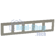 Рамка 5 постов, сл. кость ETIKA 
