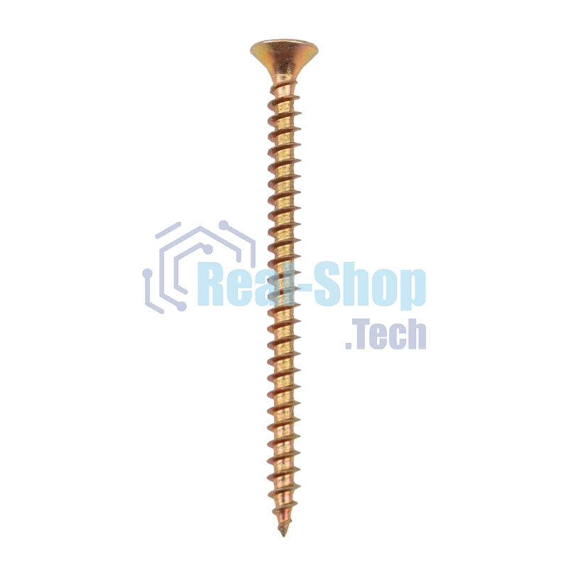 Саморез универсальный Kranz 5х70, желтый цинк, короб (100 шт./уп.)