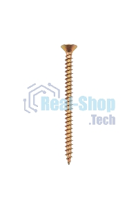 Саморез универсальный Kranz 5х70, желтый цинк, короб (100 шт./уп.)